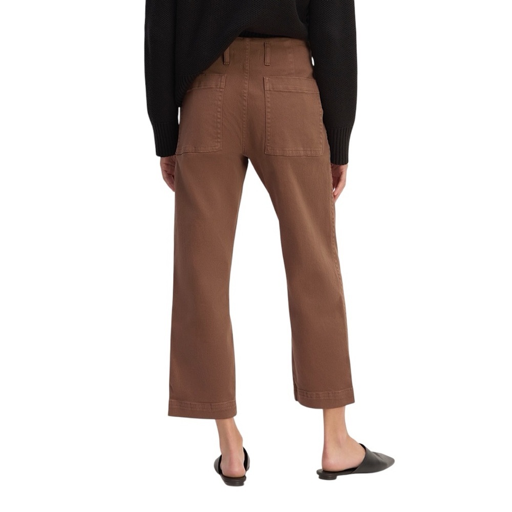 Everlane Brown Straight-Leg Utility Pants - Picture 2 of 15